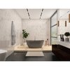 Castello Usa Manhattan 59" Solid Surface Freestanding Bathtub in Gray CB-GM-8016s-G